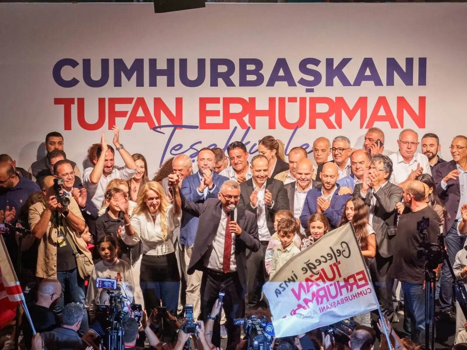 CTP leader Tufan Erhürman has been elected as the new president of the Turkish Republic of Northern Cyprus