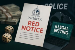 Red Notice for Ex-footballer in Illegal Betting Case