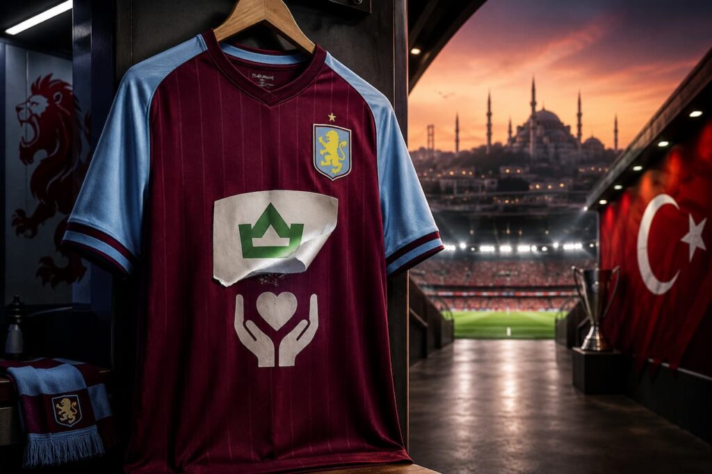 Aston Villa Change Shirt Sponsor Ahead of Europa League Final