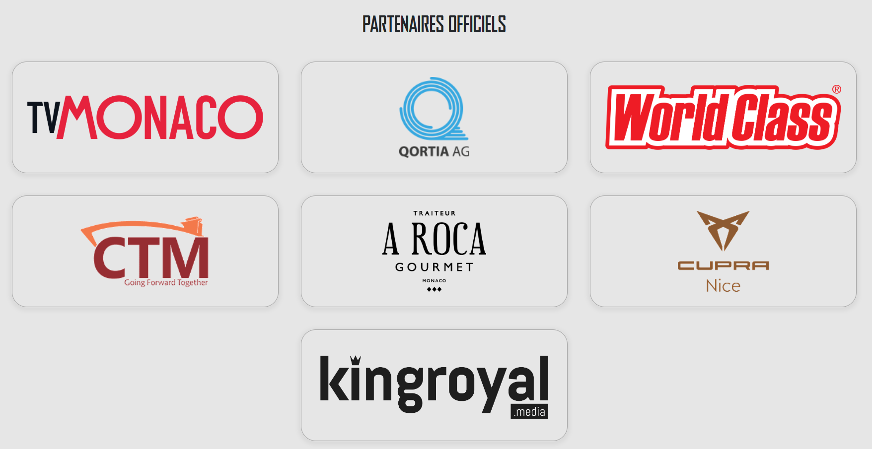 Monaco sponsor Kingroyal