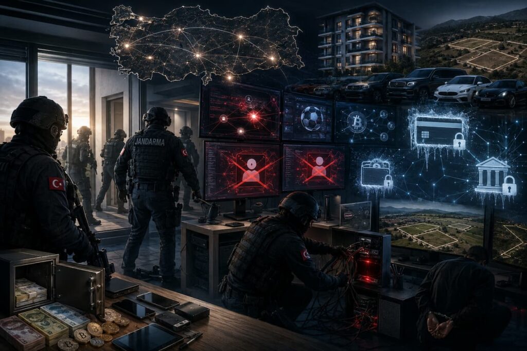 Paymix-4 Operation: New Crackdown on Illegal Betting and Money Laundering Network in Turkey