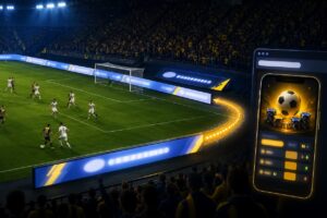 MeritSkor.net Advertised During Górnik Zabrze–Fenerbahçe Match