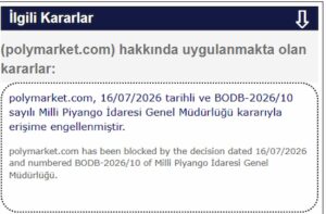 Polymarket Access Blocked in Turkey